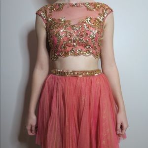 Sherri Hill two piece cocktail dress